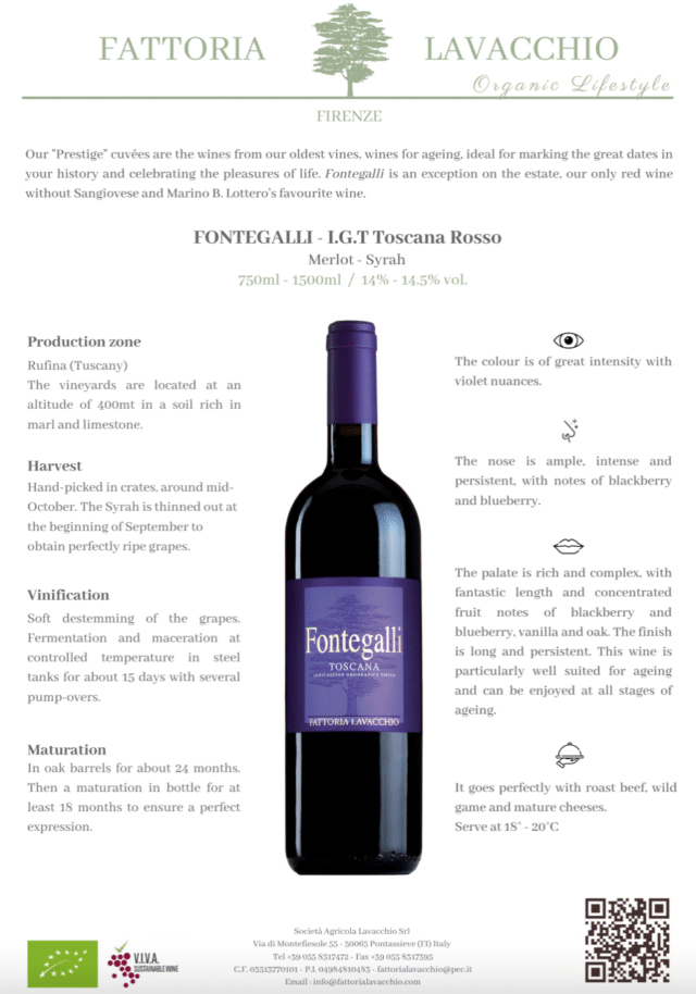 Fontegalli.png FONTEGALLI, IGT Toscana 2014, Itaalia 0,75L 14%